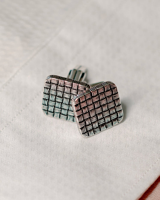 Darcy Silver Cufflinks - Prata