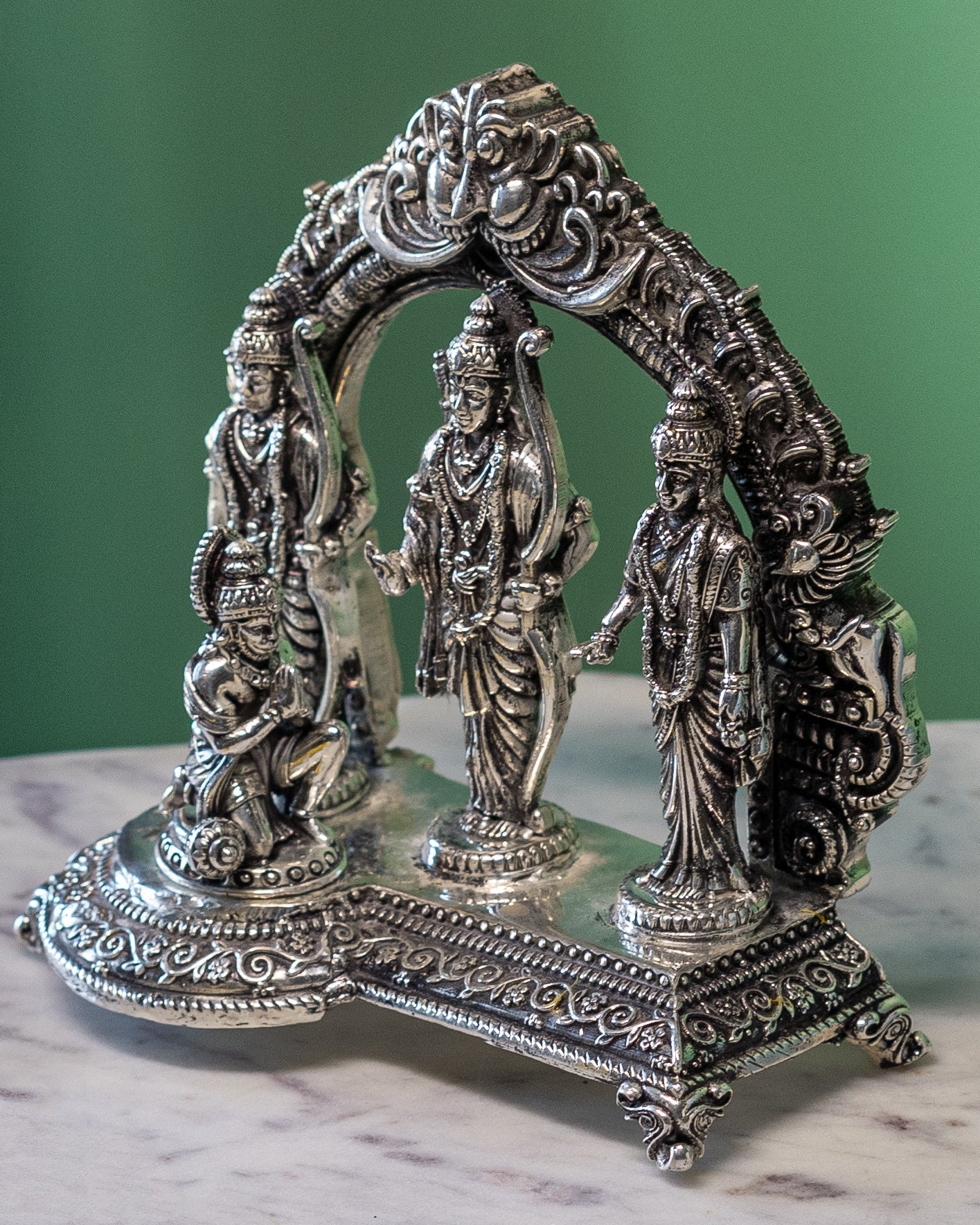 Divine: Ram-Sita-Laxman in Silver - Prata