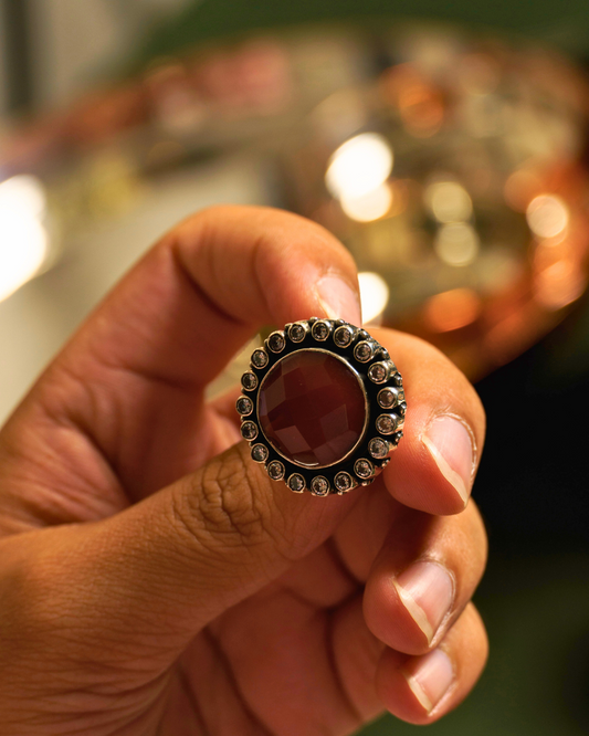 Kaveri Silver Ring - Prata