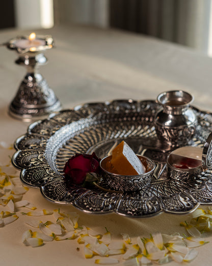 Silver Pooja Thaali