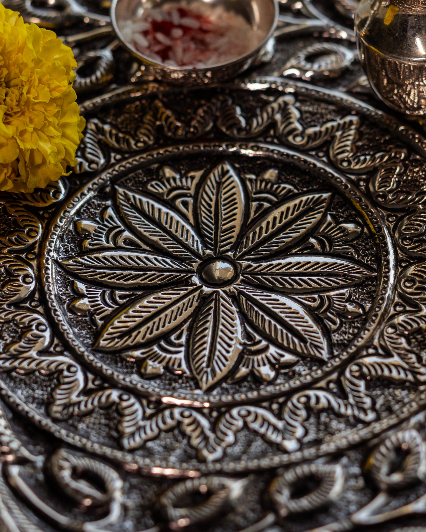 Silver Pooja Thaali